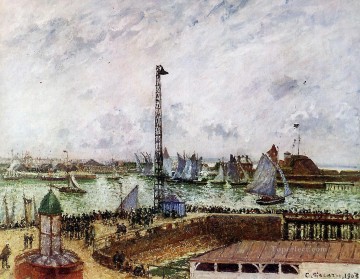 カミーユ・ピサロ Painting - パイロットの桟橋ル・アーブル 1903年 カミーユ・ピサロ